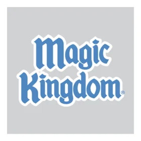 Magic Kingdom Logo mit Märchenschloss und Schriftzug