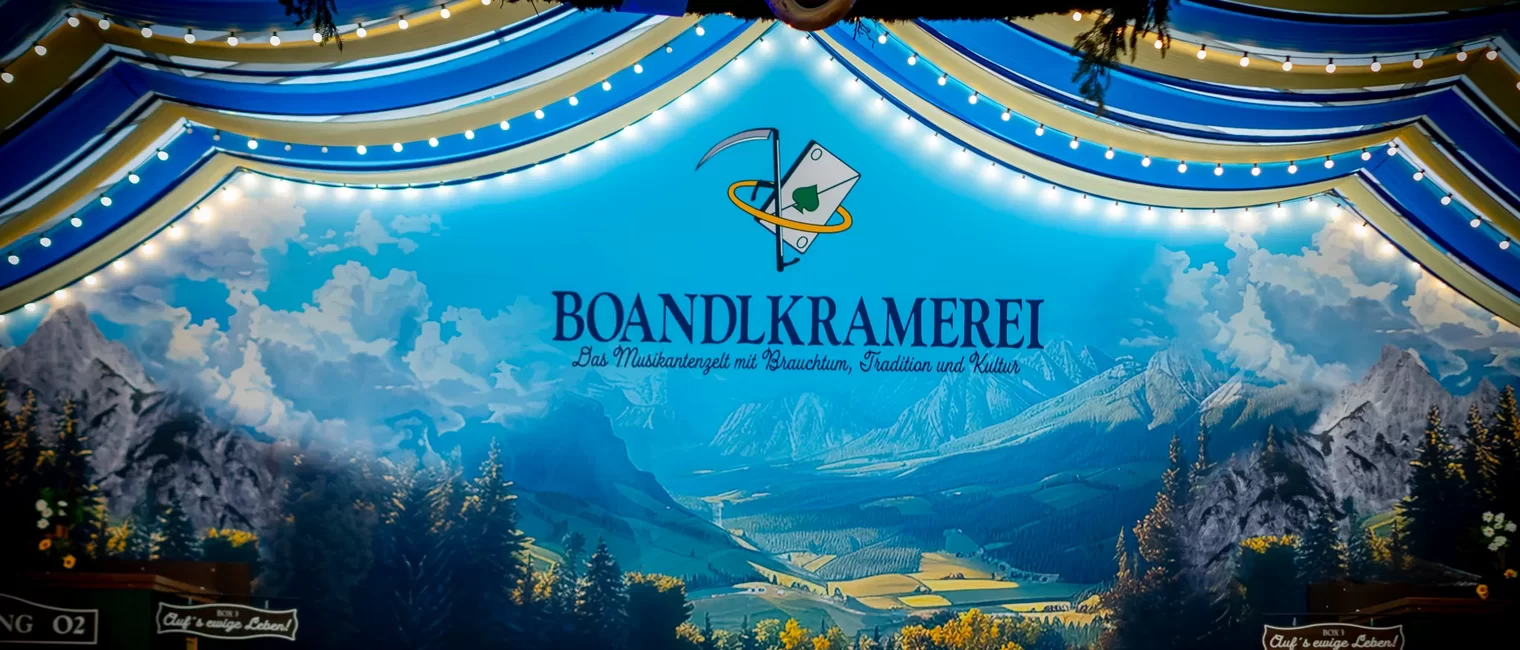 Boandlkramerei Festzelt Oide Wiesn. 