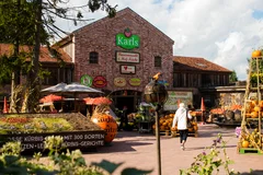 Eingangsbereich von Karls Erlebnis-Dorf in Warnsdorf