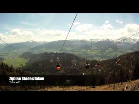 Zipline Stoderzinken: "Take off" MAI 2013 - der größten Seil-Gleitfluganlage in den Alpen