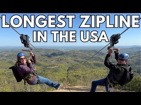 We Rode The LONGEST ZIPLINE In America! The MegaZip in PIGEON FORGE Tennessee