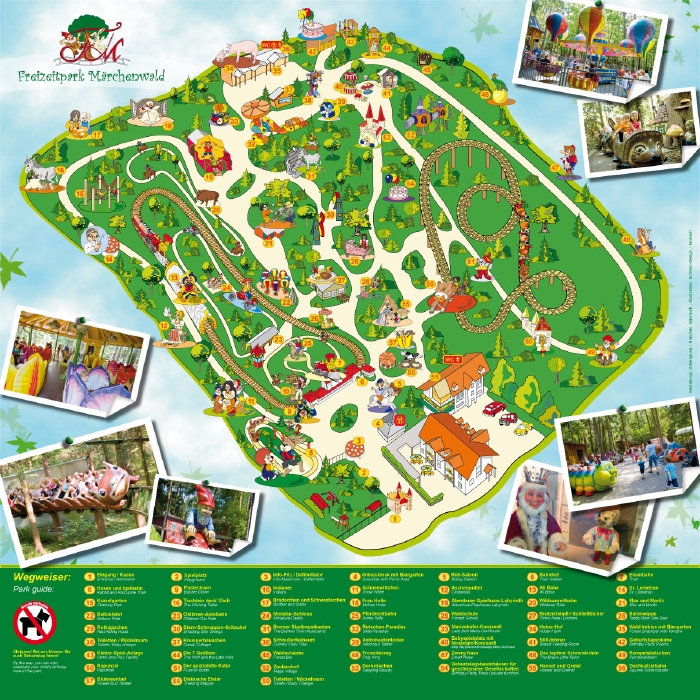 Märchenwald Isartal Parkplan